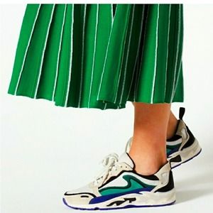 Sandro Teal and White Women's Sneakers
